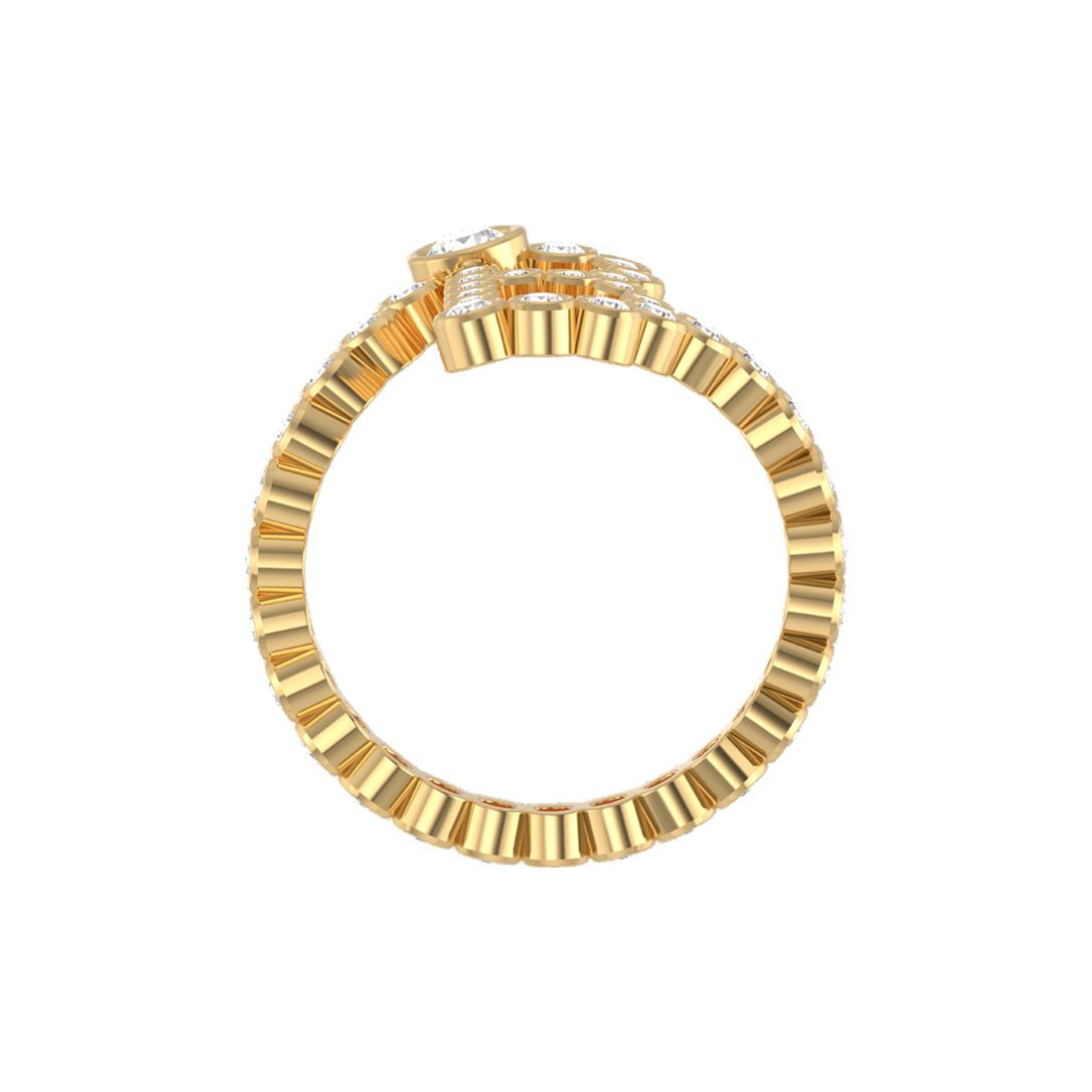 Diamond Bubble Initial Ring