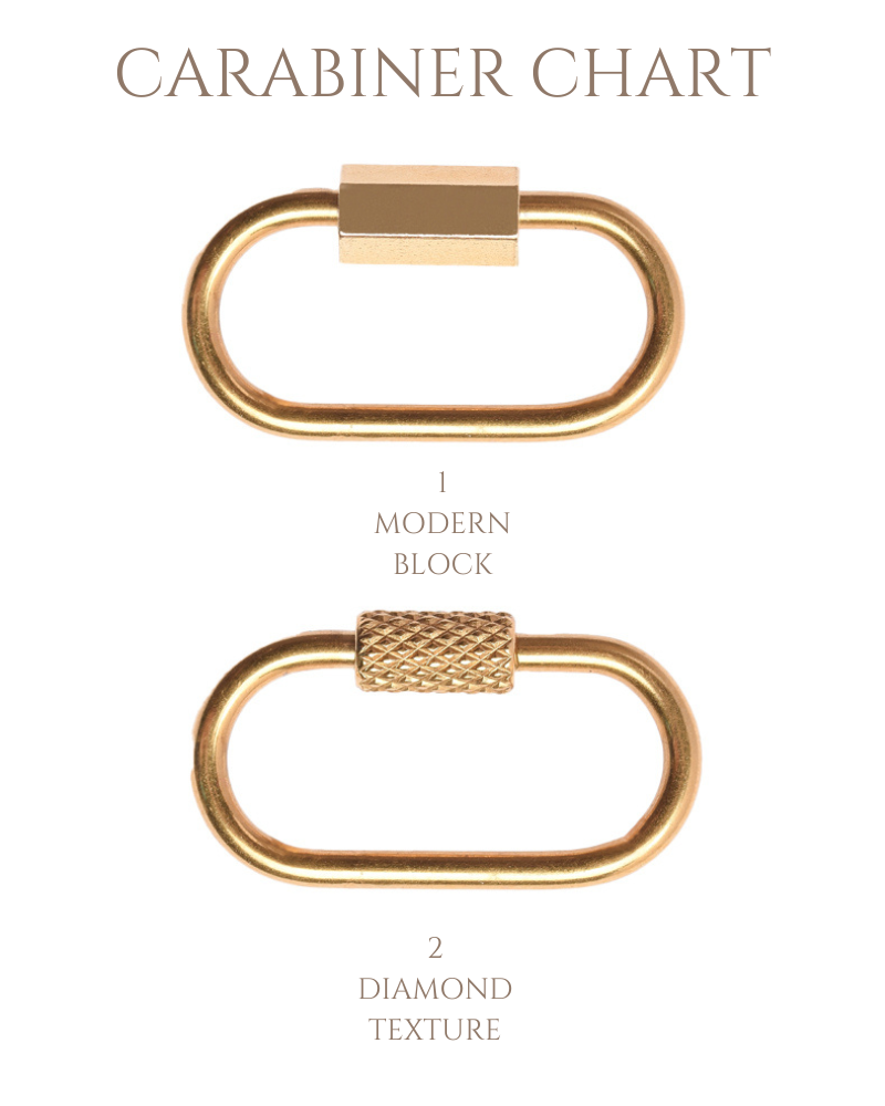 Build Your Own - Personalized Charm Bracelet with Carabiner