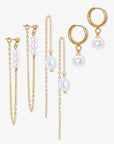 Pearl Glow Earring Set