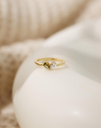Birthstone Heart Ring