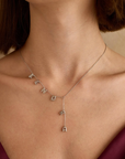 Bubble Drop Name Necklace
