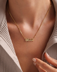 Bubble Name Necklace