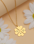 Clover Name Necklace