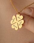 Clover Name Necklace