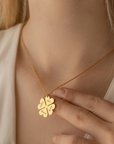 Clover Name Necklace