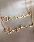 Cursive Name Necklace