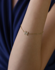 Diamond Initial Bracelet