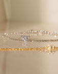 Double Chain Diamond Bracelet