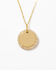 Disc Pendant Necklace