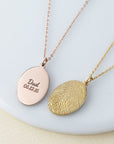 Fingerprint Handwriting Necklace