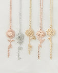 birth flower jewelry