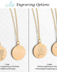 Birth Flower Necklace