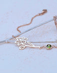 Personalized Birthflower Bracelet