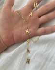Drop Name Necklace